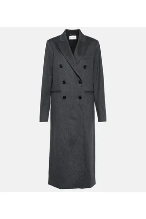 Victoria Beckham MÃ©lange double-breasted wool coat