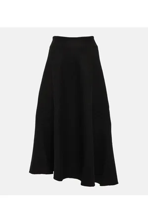 Jil Sander Virgin wool midi skirt
