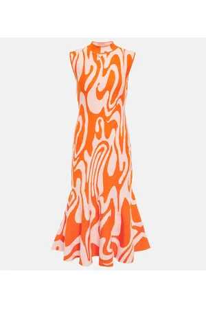 Sportmax Teglia printed midi dress