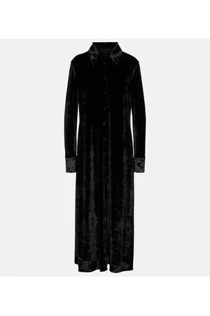 Jil Sander Velvet shirt dress