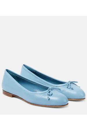 Manolo Blahnik Veralli leather ballet flats