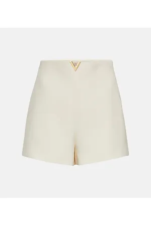 VALENTINO CrÃªpe Couture high-rise shorts