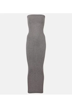 Wolford Fading Shine strapless midi dress