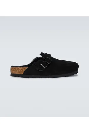 Birkenstock Boston suede clogs
