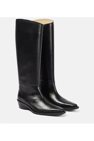 Proenza Schouler Bronco leather knee-high boots