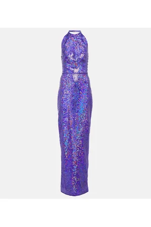 Rasario Sequin-embellished gown