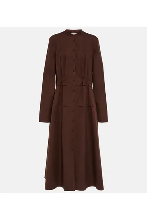Jil Sander Cotton poplin shirt dress