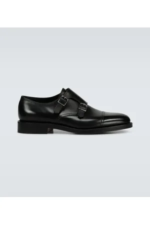 JOHN LOBB William leather monk strap shoes