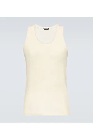 Tom Ford Ribbed-knit jersey tank top