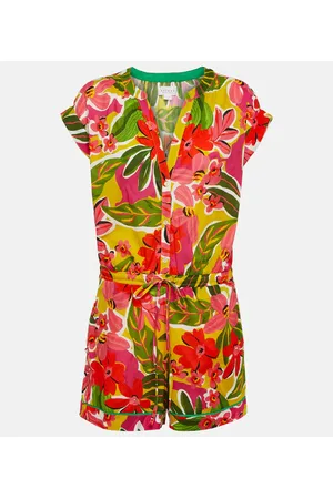Velvet Pam printed cotton jumpsuit