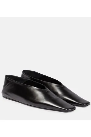 Jil Sander Leather ballet flats