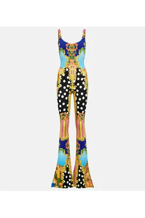 VERSACE Medusa Palm Springs flared jumpsuit