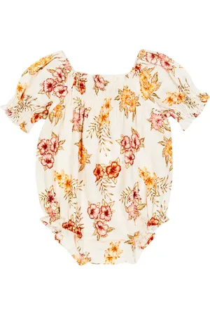 The New Society Baby Palermo linen and cotton bodysuit