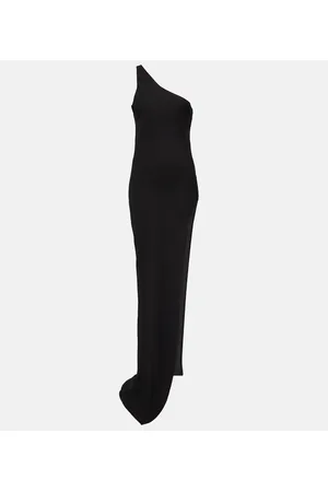 Monot MÃ´not One-shoulder chiffon maxi dress