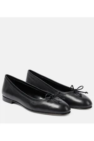 Manolo Blahnik Veralli leather ballet flats