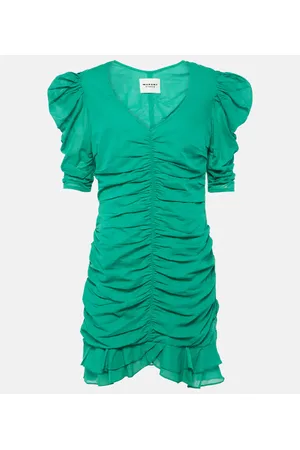 Marant Etoile Sireny draped cotton minidress