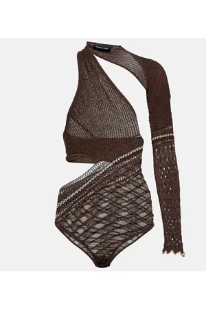 Roberta Einer Dina asymmetric knit bodysuit