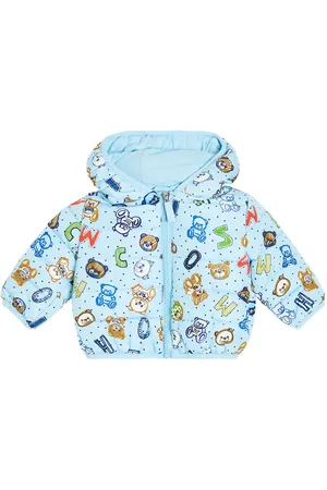 Moschino Baby printed puffer jacket