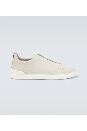 Ermenegildo Zegna Triple Stitch suede sneakers