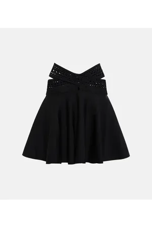 Alaïa AlaÃ¯a Vienne high-rise miniskirt