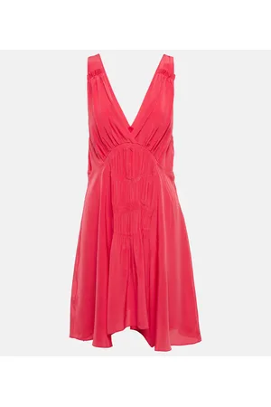 Isabel Marant Nalatiaga silk minidress