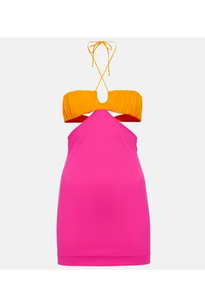 Nensi Dojaka Cutout cotton minidress
