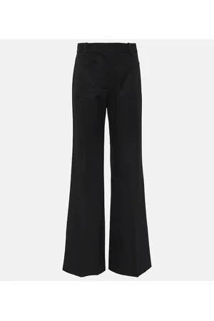 NILI LOTAN Christophe virgin wool wide-leg pants