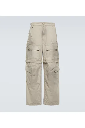 Balenciaga Convertible distressed cotton cargo pants