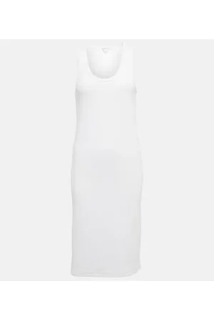 Bottega Veneta Cotton-blend jersey tank dress