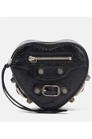 Balenciaga Le Cagole Heart leather coin purse