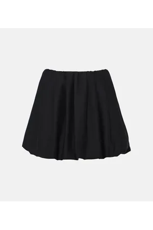 VALENTINO CrÃªpe Couture miniskirt