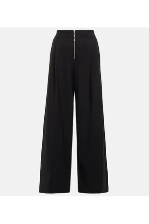 Proenza Schouler High-rise wide-leg wool-blend pants