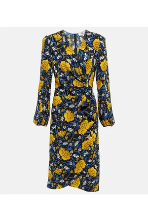 Diane von Furstenberg Floral printed midi dress