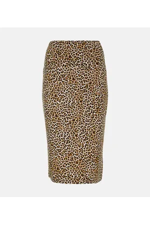 Norma Kamali Printed pencil skirt