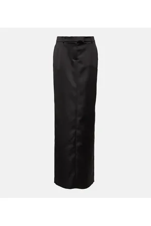GIUSEPPE DI MORABITO Satin maxi skirt