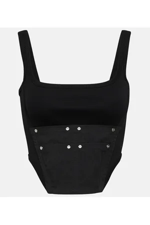 DION LEE Workwear cotton corset top