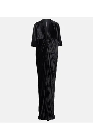 Rick Owens Lilies draped jersey maxi dress