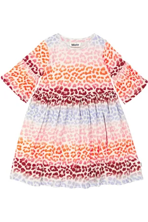 Molo Chasity jaguar-print cotton dress