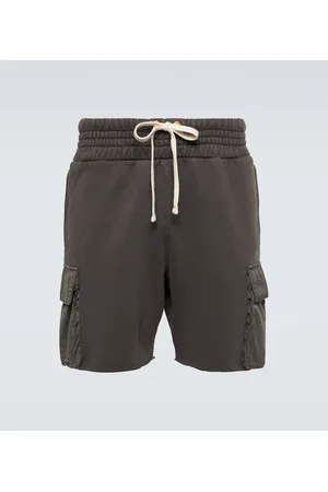 Les Tien Cotton jersey cargo shorts