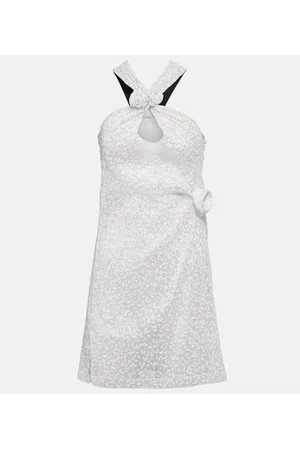 COPERNI Embellished halterneck minidress
