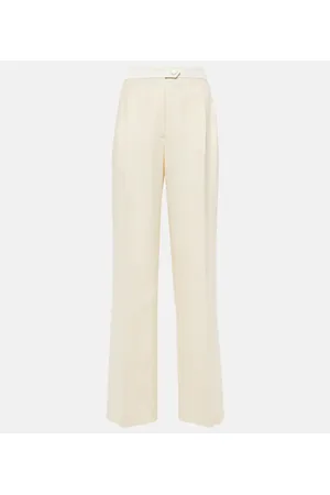 Etro Cotton and wool straight pants