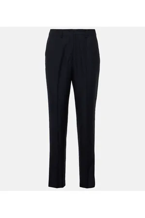 Etro Printed cotton-blend jacquard slim pants