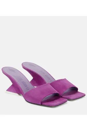 The Attico Cheope 60 suede mules