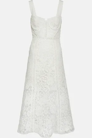Self-Portrait Bustier lace midi dress