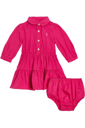 Ralph Lauren Baby cotton dress and bloomers set