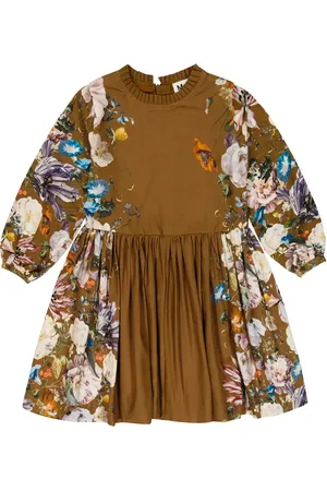 Molo Como floral cotton poplin dress