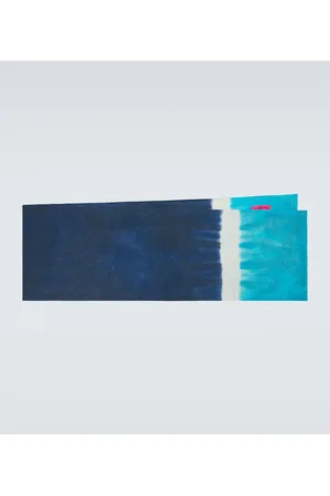 THE ELDER STATESMAN Tie-dye cashmere scarf