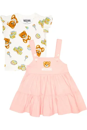 Moschino Baby set of cotton-blend T-shirt and dress