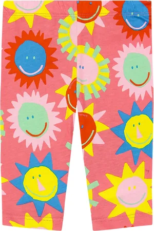 Stella McCartney Baby printed cotton leggings