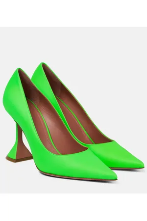 Amina Muaddi Ami leather pumps